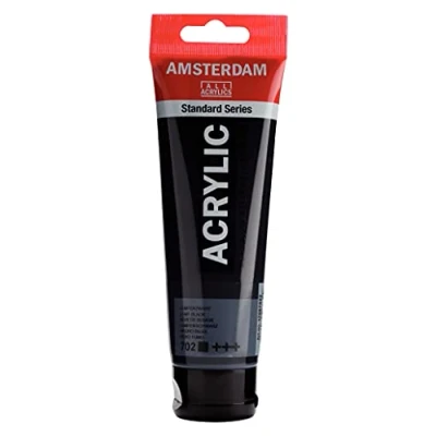 Immagine di Amsterdam Standard Series Tubo acrilico 120 ml Lampada Nero 702 (17097022)