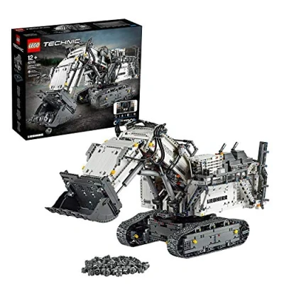 Immagine di LEGO Technic Escavatore Liebherr R 9800, Veicolo Telecomandato, con Motori Interattivi e Connessione Bluetooth, Costruzioni per 12+ Anni, 42100