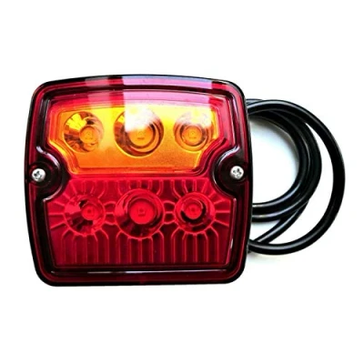 Immagine di 3 funzioni, luce posteriore a LED, E9, 12 V, 24 per rimorchi, camion, auto, camper, trattori, ecc.
