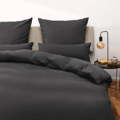 Immagine di Blumtal 90 Set di biancheria da letto E federa in microfibra (Coperta 155X200 2 Cuscini 40X80, Antracite)