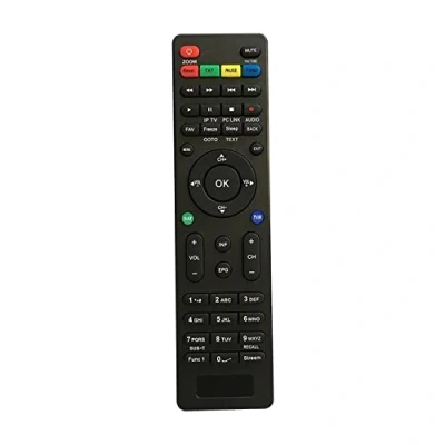 Immagine di LEYF telecomando 4 in 1 per ricevitore satellitare Atlas, Amstrad, Echosat, Tempo, Bamof, Redline, Blomc, Imaq, Samsat, Tiger, di ricambio televisore, facile regolazione, alta qualità