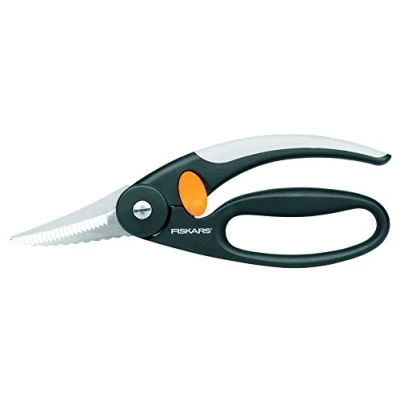 Immagine di Fiskars Functional Form Forbici per Pesce, Acciaio Inossidabile, Nero/Arancione, 22 x 9.2 2.5 cm, 1003032