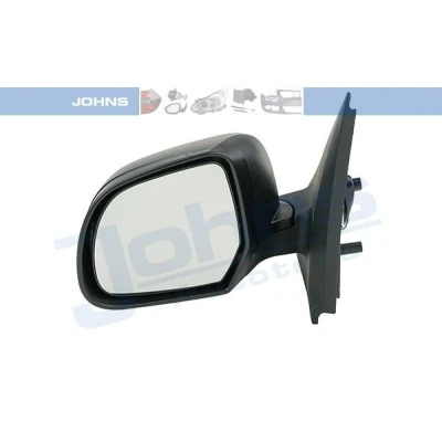 Immagine di Specchietto retrovisore esterno Johns 25 71 37 21 Sx nero per regolazione elettrica specchio, convesso, termico DACIA: Dokker Express