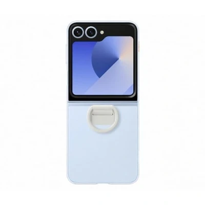 Immagine di Samsung TPU Back Cover con Anello Trasparente Galaxy Z Flip 6