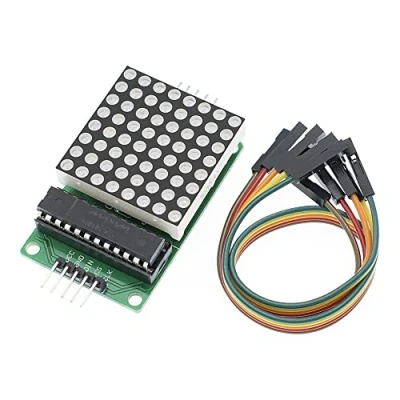 Immagine di DollaTek DOT Matrix 7219 Modulo MCU Kit di Controllo Display a LED per Arduino DIY