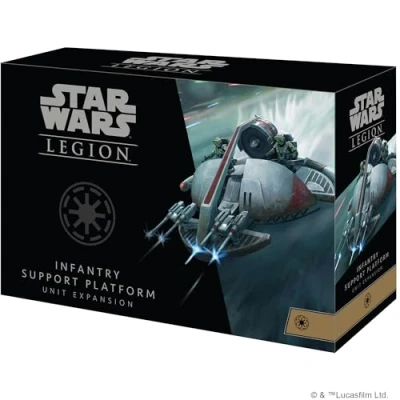 Immagine di Atomic Mass Games , Star Wars Legion: Galactic Republic Expansions: Infantry Support Platform Unit Expansion Miniatures Game Ages 14+ 2 Players 90 Minutes Playing Time
