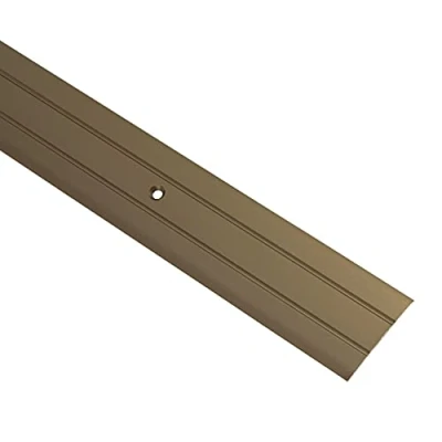 Immagine di Gedotec profilo di transizione in alluminio per pavimento piatto binario porta laminato parquet vinile e molto altro. Larghezza 37 mm Davanzale perforato 1 Pezzo