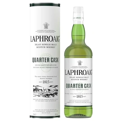 Immagine di Laphroaig, Quarter Cask Single Malt Whisky 7 years, 100% orzo maltato 1 bottiglia da 700ml