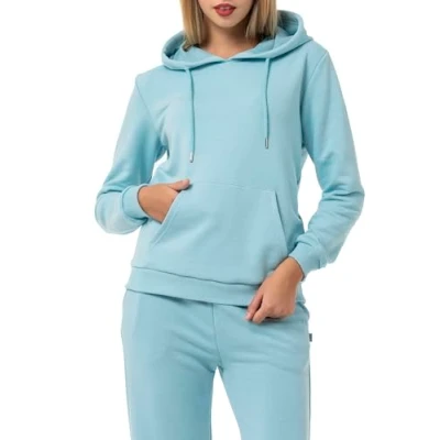 Immagine di Red Bridge Felpa da donna con cappuccio Premium Basic, Azzurro, M
