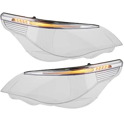 Immagine di Faro in vetro Xenon adatto per BMW 5 E60 E61 03 07 con luce sinistra e destra.