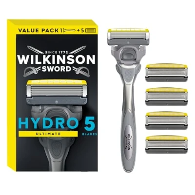 Immagine di Wilkinson Sword Hydro 5 Ultimate Confezione con 1 rasoio + 4 lame di ricambio