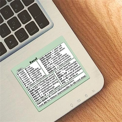 Immagine di LiLiTok Adesivo di Scelta Rapida de Tastiera per Riferimento PC, Photoshop Shortcut Mac OS Laptop Desktop (per Excel)