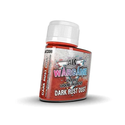 Immagine di AK WARGAME LIQUID PIGMENTS AK1208 Dark Rust Dust (35ml)