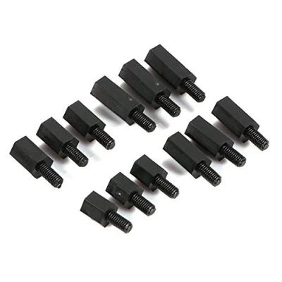 Immagine di Distanziatori M3 Maschio Femmina Confezione Da 100 in Nylon 12 mm+6 mm