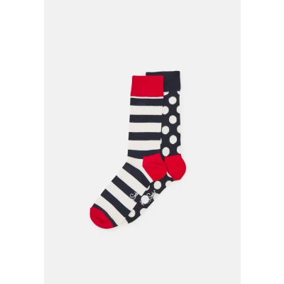 Immagine di Happy Socks Classic BIG DOT Unisex 2 PACK Calze, Taglia: 36 40, Multi red