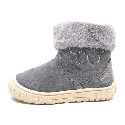 Immagine di Geox B OMAR WPF Stivali da neve per bambini, Taglia: 23, Grey Pelle e tessuto