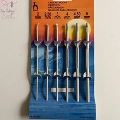Immagine di Pony Uncinetti in Alluminio, Multi Colore, 10 x 5 22.5 cm