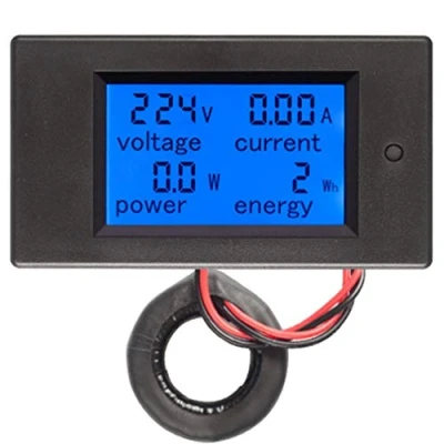 Immagine di HiLetgo AC80 260V 0 100A LCD Voltage Current Power Energy Meter Multi Ammeter Voltmeter