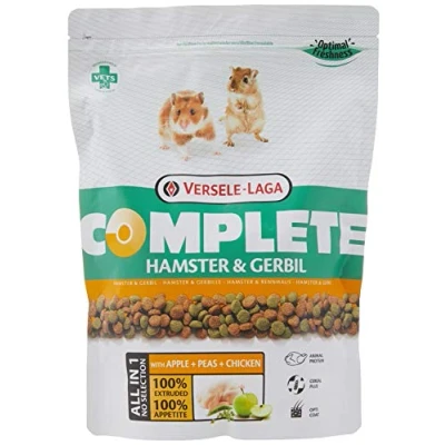 Immagine di Versele Laga Complete Hamster &amp; Gerbil 500 g Alimento completo Per criceti e gerbilli Con pellet all in one ricchi di proteine una maggiore energia vitalità