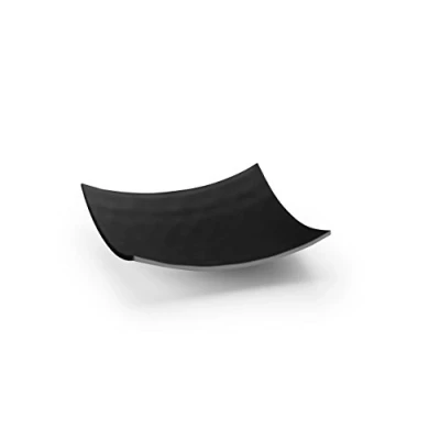 Immagine di Lacor Piatto quadrato in melamina, colore: nero 19 x 4 cm