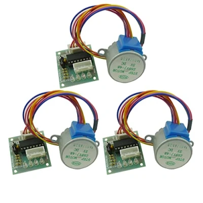 Immagine di Aihasd 3 pezzi DC 5 V Motore passo stepper motor 28BYJ 48 ULN2003 + Scheda conducente per Arduino