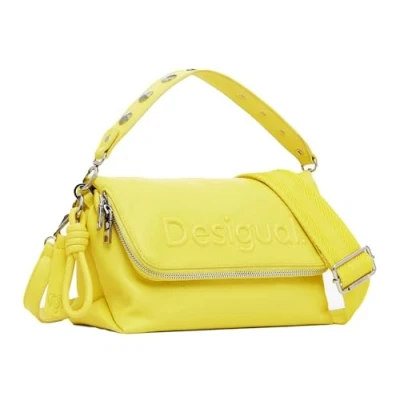 Immagine di Desigual Across Body Bag, Accessori Borsa A Corpo in PU Donna, Giallo, One Size