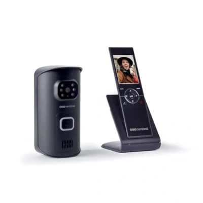 Immagine di SCS SENTINEL PVS0010 Intercom Porter Phone Video Portier Handset Portatile Wireless videotelefono AirVisio 150 PVS0010, Nero, 1 Unità (Confezione da 1)
