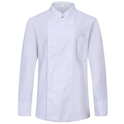 Immagine di MISEMIYA Veste de chef pour hommes Uniforme d&#039;accueil Ref.842 4XL, Giacca da cuoco 842 bianco