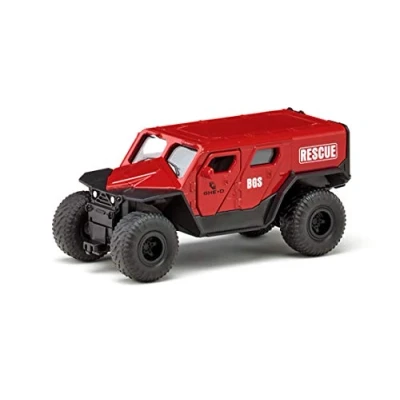 Immagine di SIKU 2307, GHE O Rescue Vehicle, 1:50, Metal/Plastic, Red, Multi functional, Compatible with models at the same scale