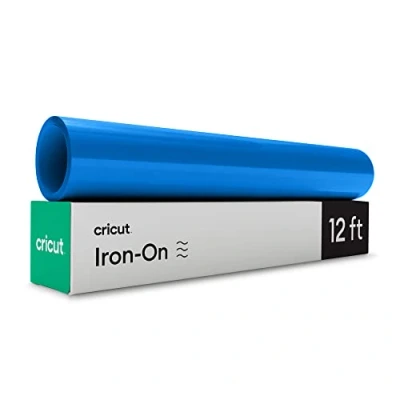 Immagine di Cricut Ferro da stiro Oceano 3,6 m (12ft) Rotolo di vinile a trasferimento termico (HTV) per l&#039;uso con tutte le macchine taglio