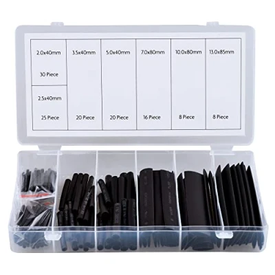 Immagine di Rolson Tools 61299 Guaine termorestringenti assortite per cavi, 127 pezzi