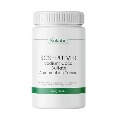 Immagine di Nakobe sodio Coco Solfati 800 g polvere SCS Tensioattivo in per shampoo solidi Barre doccia e Cocosolfato di