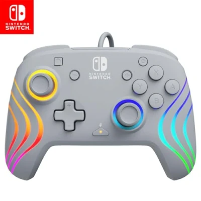 Immagine di PDP Official Switch Afterglow Wave Wired Controller Grey