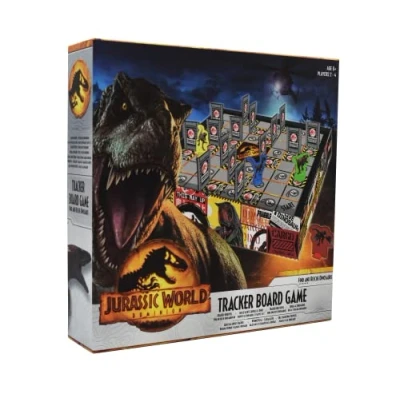 Immagine di Cartamundi Jurassic World Tracker, gioco da tavolo, trova e salva dinosauri, per 2 4 giocatori, ottimo regalo bambini dai 6 anni in su