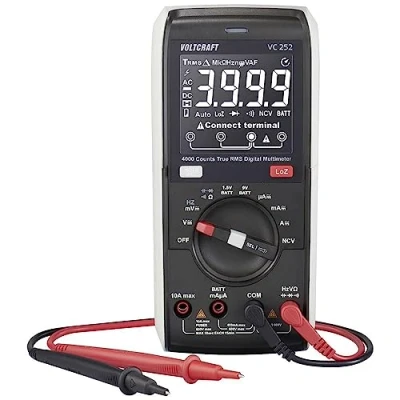 Immagine di VOLTCRAFT VC252 Multimetro portatile digitale CAT III 600 V Display (Counts): 4000