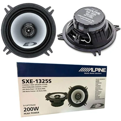 Immagine di 2 altoparlanti diffusori vie coassiali compatibile con ALPINE SXE 1325S 13,00 cm 130 mm 5&quot; da 35 watt rms e 200 max impedenza 4 ohm, a coppia