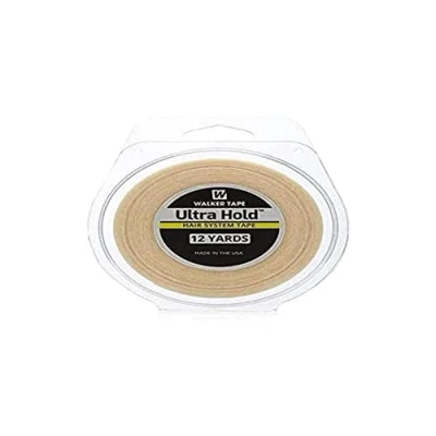 Immagine di Walker Nastro biadesivo per capelli a doppio lato, 9,9 cm x 12 m, rotolo completo parrucche e toupees