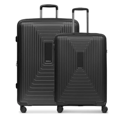 Immagine di REDOLZ Essentials 14 articolo, Nero metallizzato, 2 SET Trolley M+ &amp; L+ erweiterbar, rigido con ruote girevoli