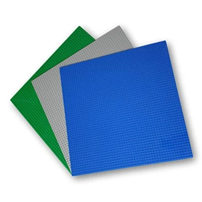 Immagine di WANGE Piastra Base Classica per Blocchi di Costruzione, Compatibile con Le Principali Marche. 3 Piastre 40 x cm, 50 Punti