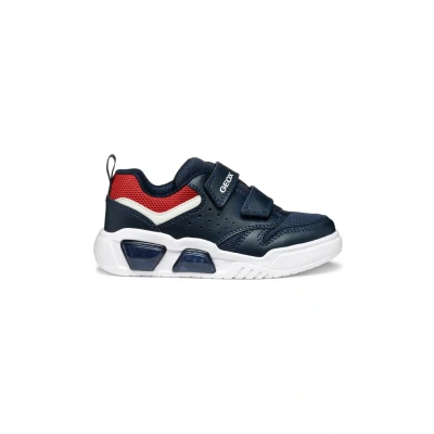 Immagine di Geox J ILLUMINUS Boy A, Scarpe da Ginnastica, Navy/Red, 32 EU