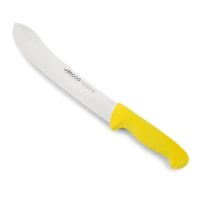 Immagine di Arcos Serie 2900 Coltello Scannare Macellaio Bistecca Lama Acciaio Inossidabile Nitrum 250 mm Manico Polipropilene Colore Giallo