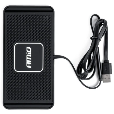 Immagine di AMiO WCP 1 03144 Caricabatterie da auto per cellulare USB type A nero