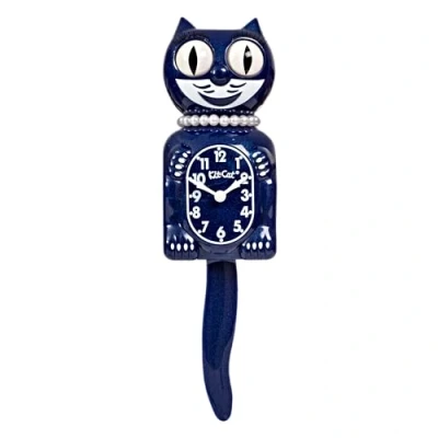 Immagine di Kit Cat Clock®, Orologio da parete con occhi e coda mobili, edizione limitata, a batteria, prodotto negli Stati Uniti, retrò