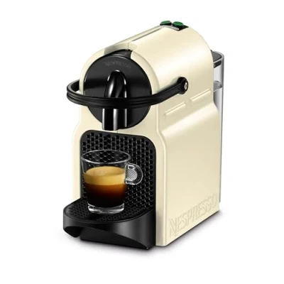 Immagine di Nespresso by De&#039;Longhi Inissia EN80.CW Macchina da caffè, Sistema Capsule Nespresso, Serbatoio acqua 0.7L, Bianco Crema (Cream White)