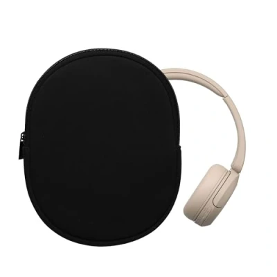 Immagine di kwmobile Custodia Cuffie con Cerniera Compatibile Sony WH CH520 / CH510 Case Over Ear 22,5 x 17 cm nero