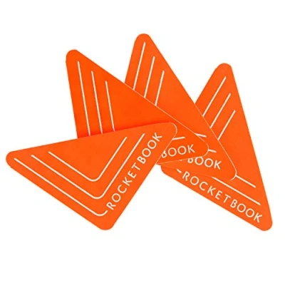 Immagine di Rocketbook Beacons Digitalizza la tua lavagna bianca Adesivi riutilizzabili per inviare le tue note scritte sulla in cloud.