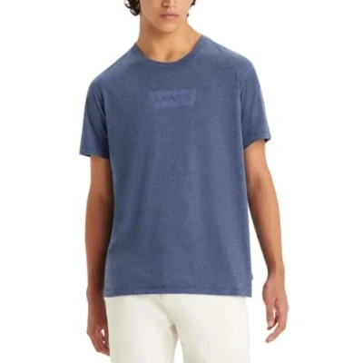 Immagine di Levi&#039;s Graphic Crewneck Tshirt basic, Uomo, Taglia: Small, Archive batwing glas
