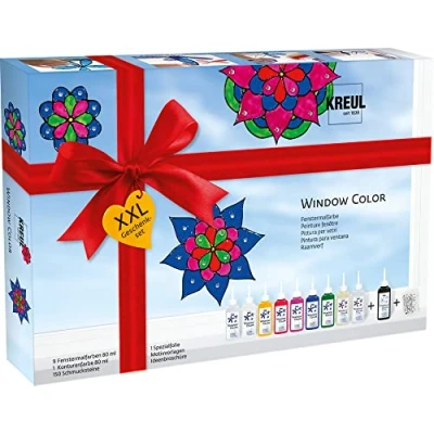 Immagine di KREUL 42849 Window Color XXL Paint Set per piccoli e grandi artisti