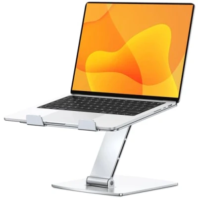 Immagine di CIRYCASE Supporto PC Portatile, Regolabile Laptop Stand a Raffreddamento Rapido per Scrivania, Porta Ergonomico in Alluminio, Compatibile con MacBook Air/Pro, HP, DVD, 10 16&quot; Notebooks