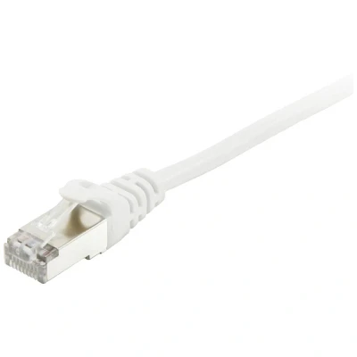 Immagine di Equip 605516 RJ45 cavo di rete, patch CAT 6 S/FTP 10.00 m Bianco contatti connettore dorati 1 pz.